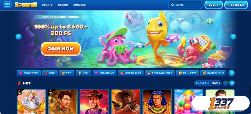 Spinfin Screenshot