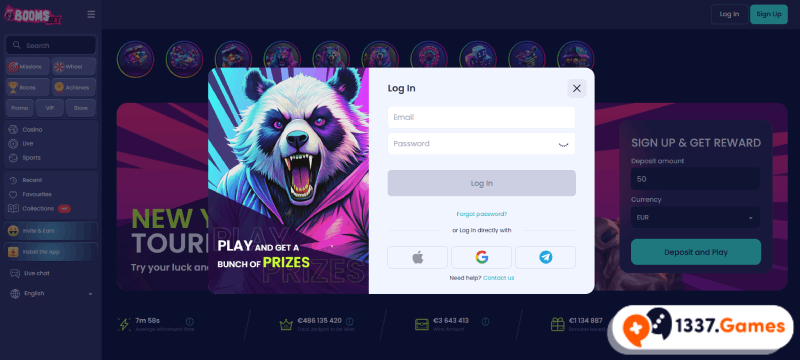 Inloggen in gratis casino slot site