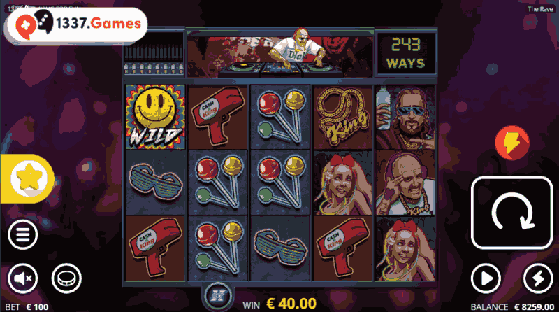 The Rave slot
